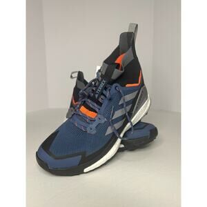 Adidas Terrex Free Hiker 2 Shoes Trail Boost Continental Blue Orange SZ 9